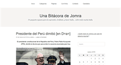 Desktop Screenshot of bitacora.jomra.es