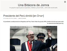Tablet Screenshot of bitacora.jomra.es