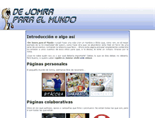 Tablet Screenshot of jomra.es
